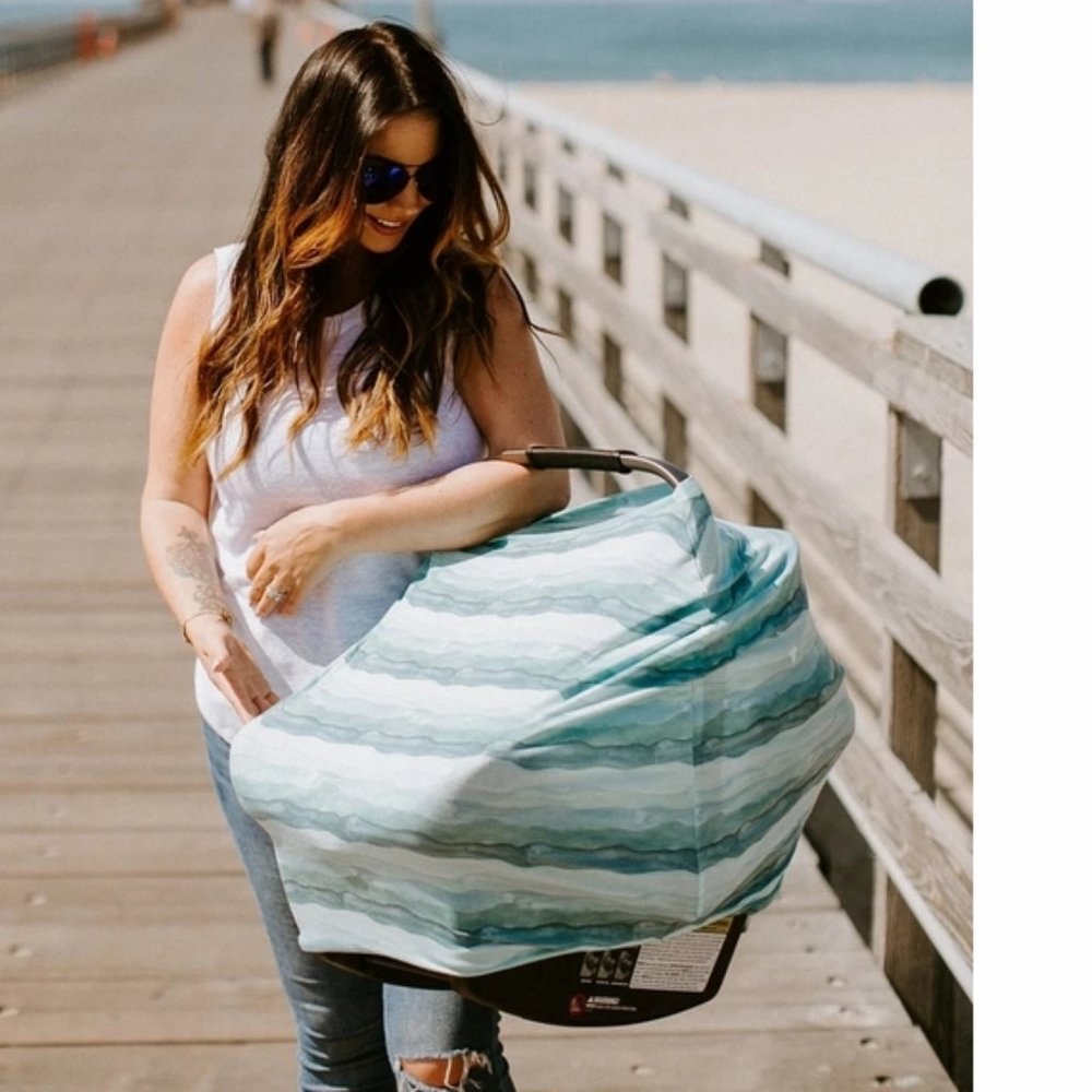 Copper Pearl Striped Multi-Use Car Seat Cover